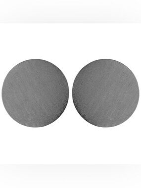 Sheila Fajl Jacky Stud Earrings in Brushed Gunmetal